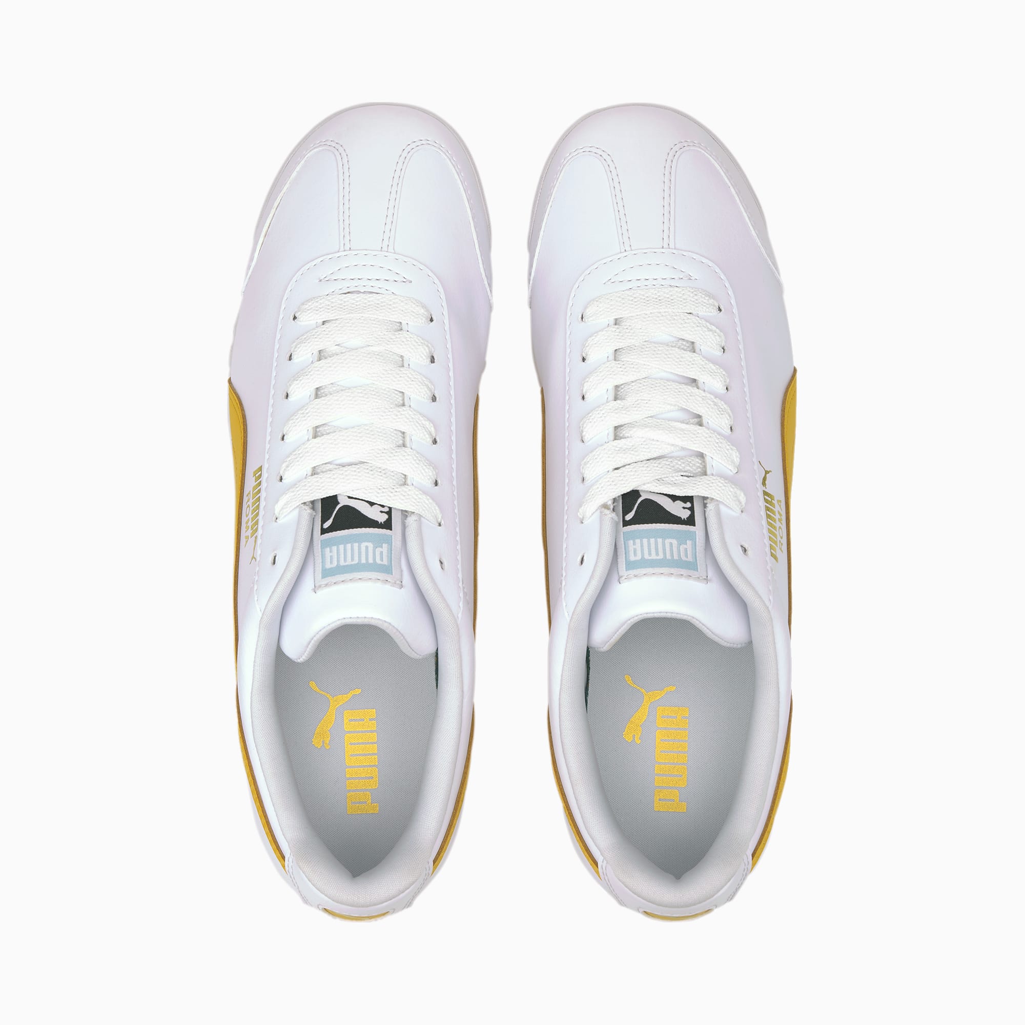 Puma roma basic white top